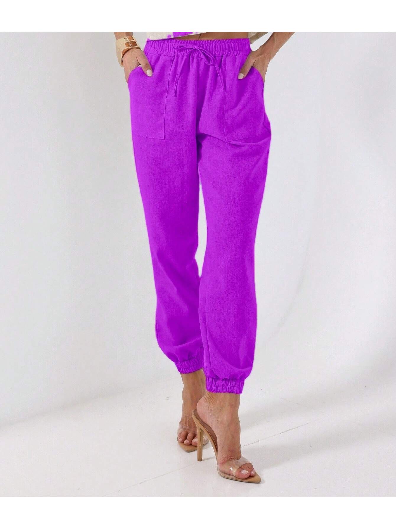 Calça Jogger linho