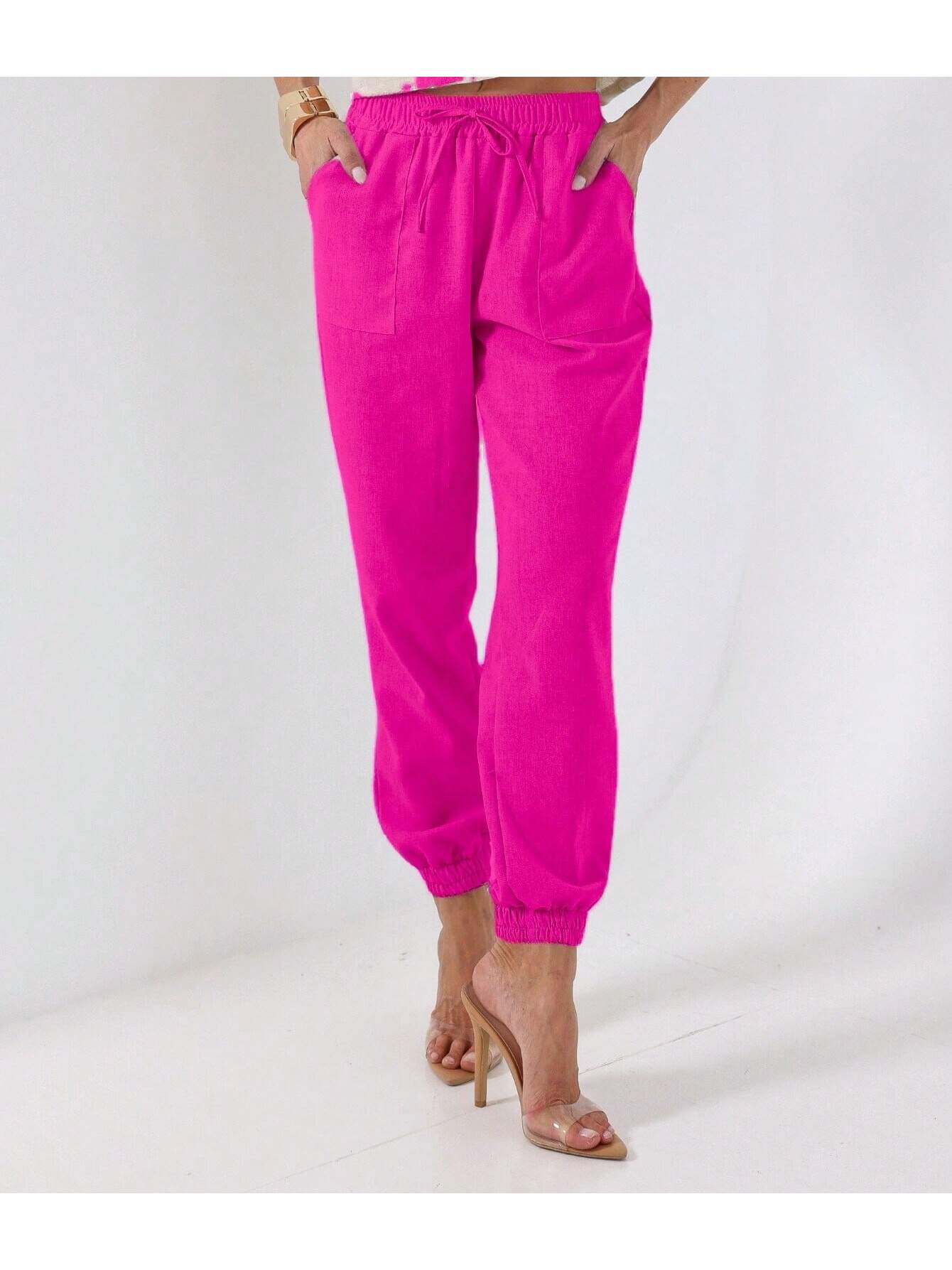 Calça Jogger linho