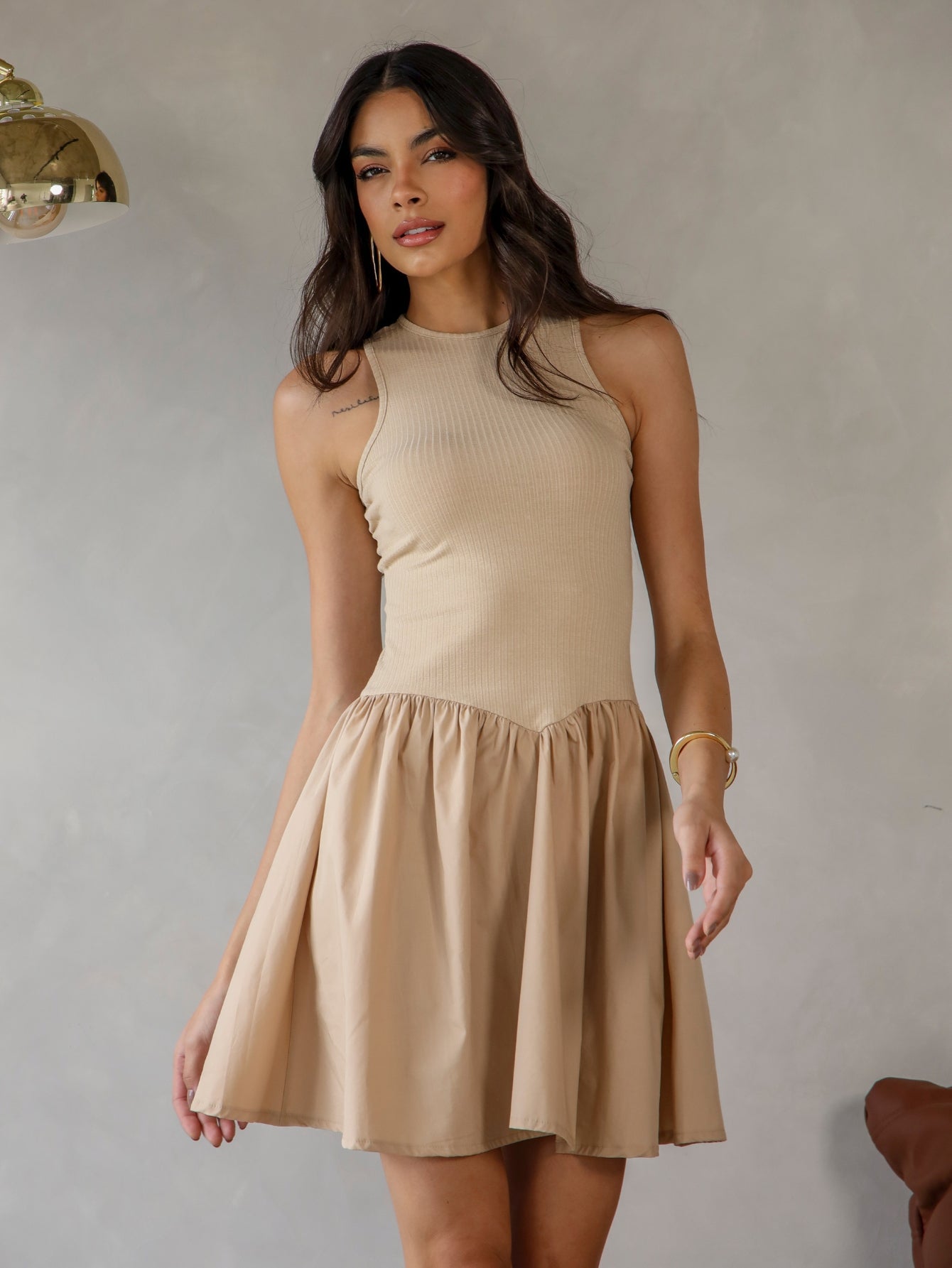 Vestido Eloa Curto Evasê
