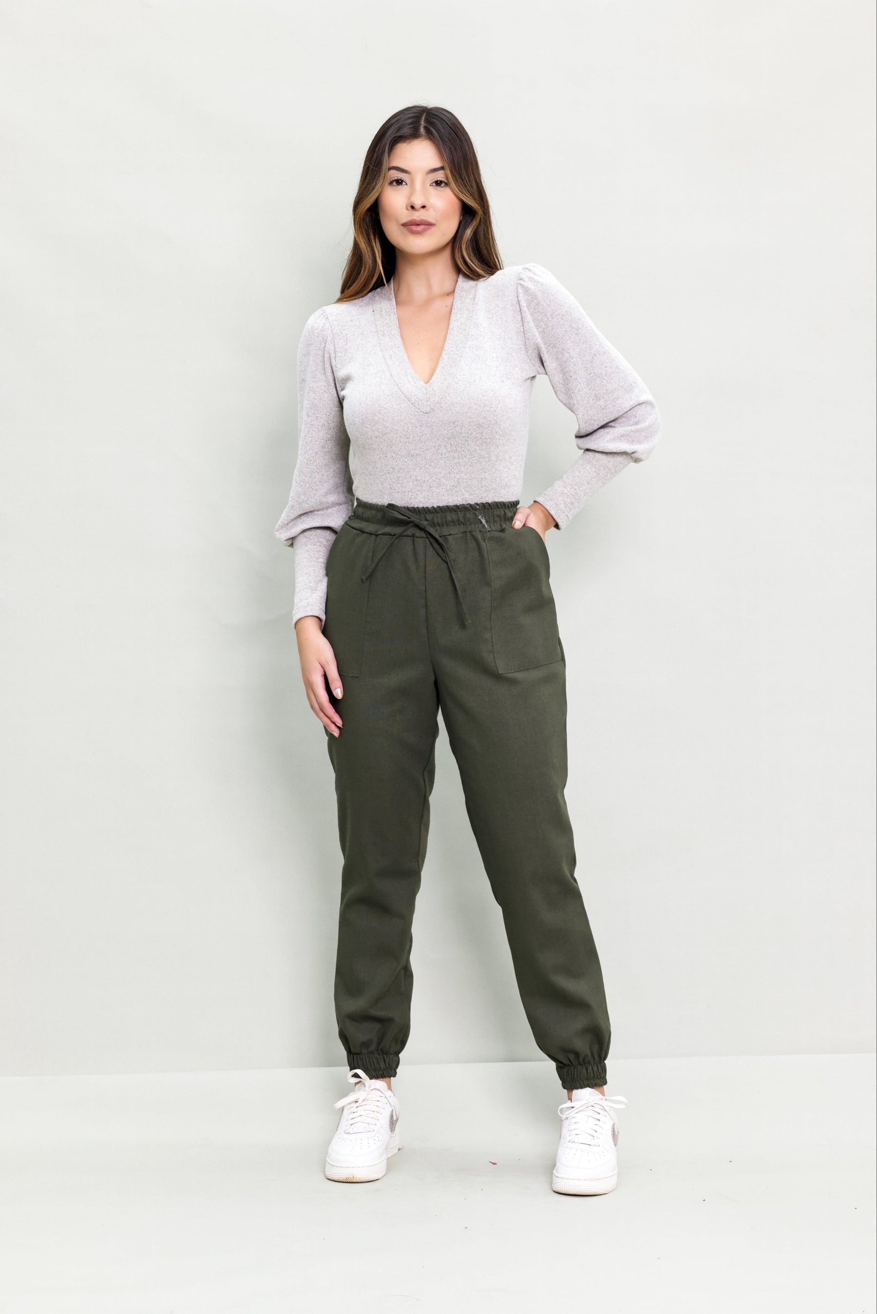 Calça Jogger linho