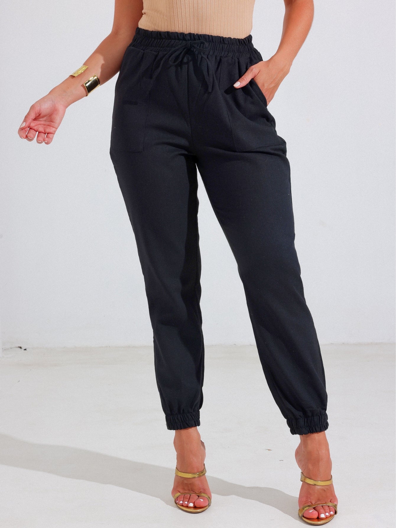 Calça Jogger linho