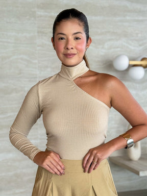 Body Canelado Manga Unica Lelê