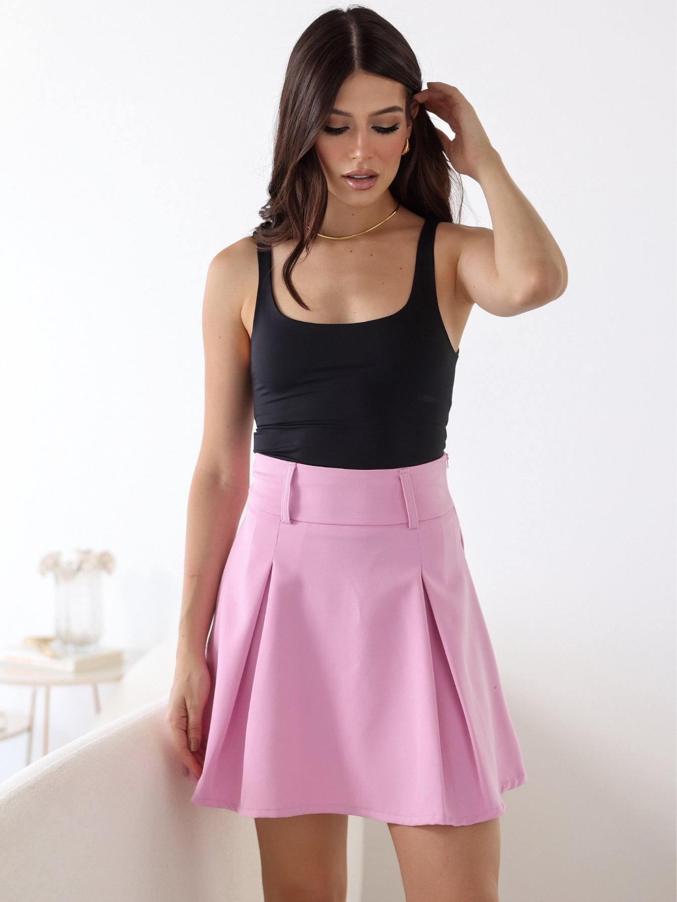 Body Classico em Decote Quadrado e Alças Retas Juliana