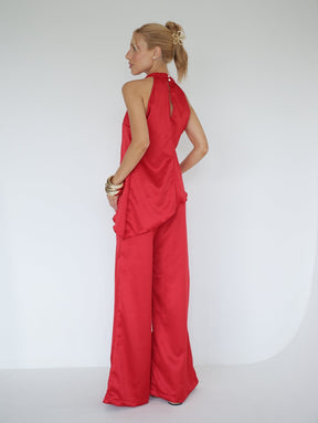 Conjunto Cetim Pantalona e Regata Festa Atena