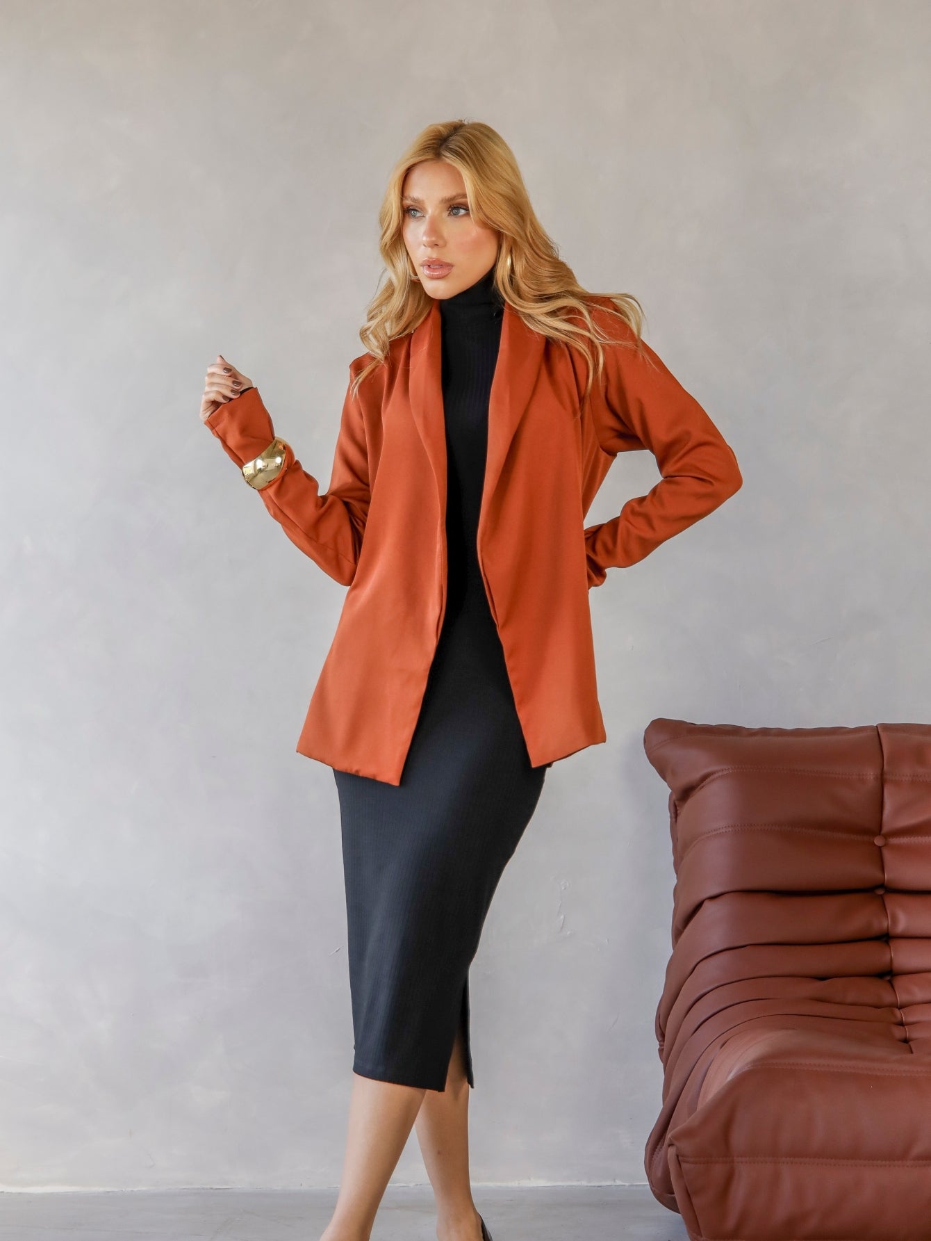 Blazer Alfaiataria acinturado Camila