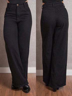 Calça Jeans Feminina Wide Leg