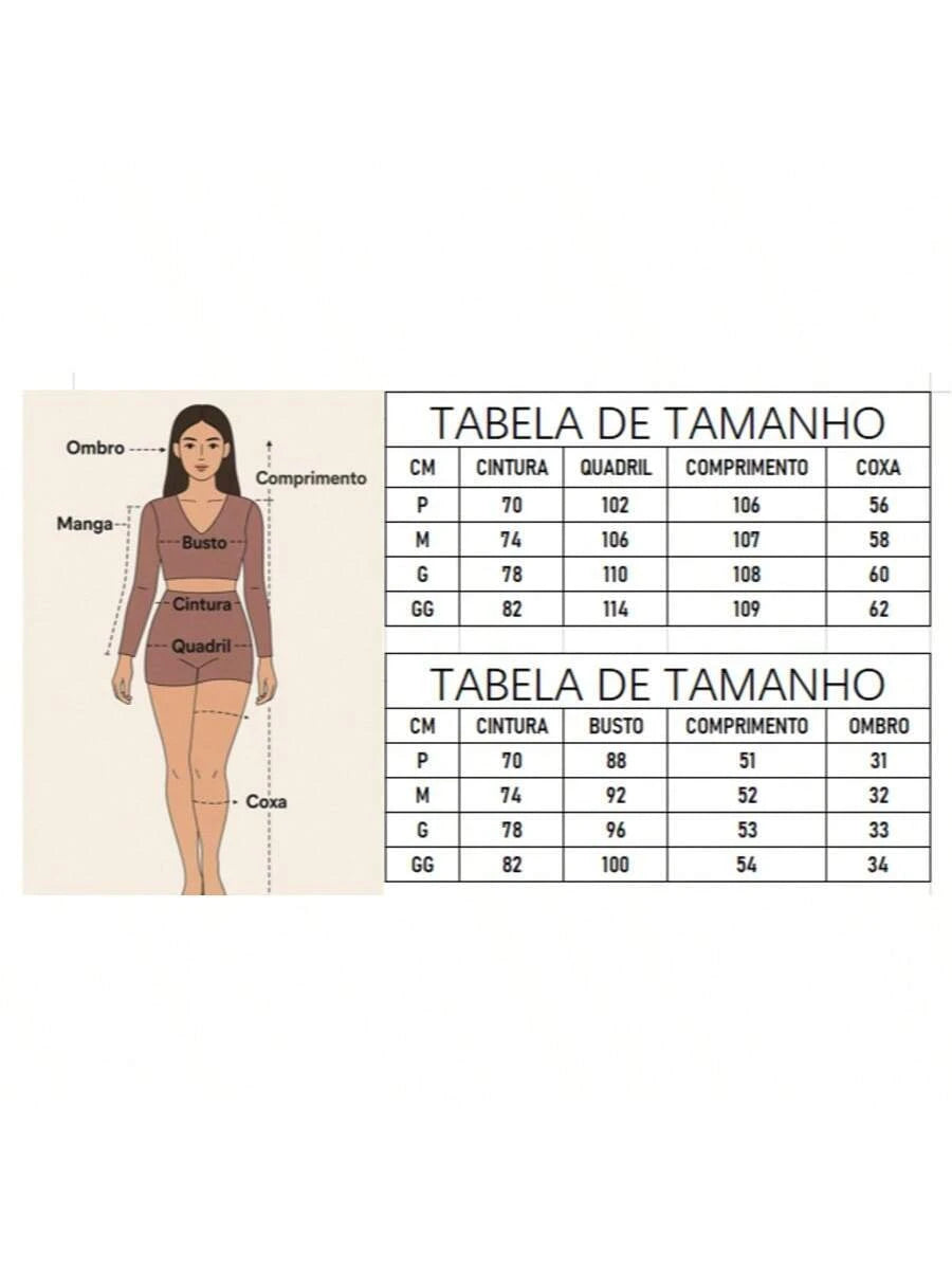 Zalla Conjunto colete curto e calça de alfaiataria feminino com botões social e elegante