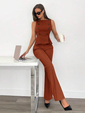 Siren Gaze Regata Casual Simples e Fashionista Sem Mangas para o Dia a Dia da Mulher