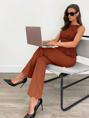 Siren Gaze Regata Casual Simples e Fashionista Sem Mangas para o Dia a Dia da Mulher