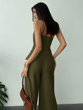 Firerie Conjuntos Femininos de Duas Peças para Uso Diário