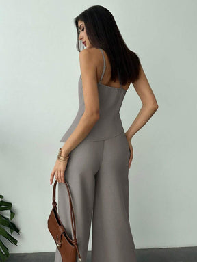 Firerie Conjuntos Femininos de Duas Peças para Uso Diário