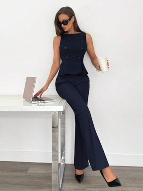 Siren Gaze Regata Casual Simples e Fashionista Sem Mangas para o Dia a Dia da Mulher