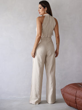 Conjunto Clarice - Alfaiataria Wide Leg e Blusa Recorte