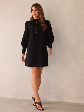 Vestido alfaiataria Manga longa Cinara