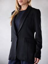 Blazer estruturado Alfaiataria Forrado com Botão - Cristal