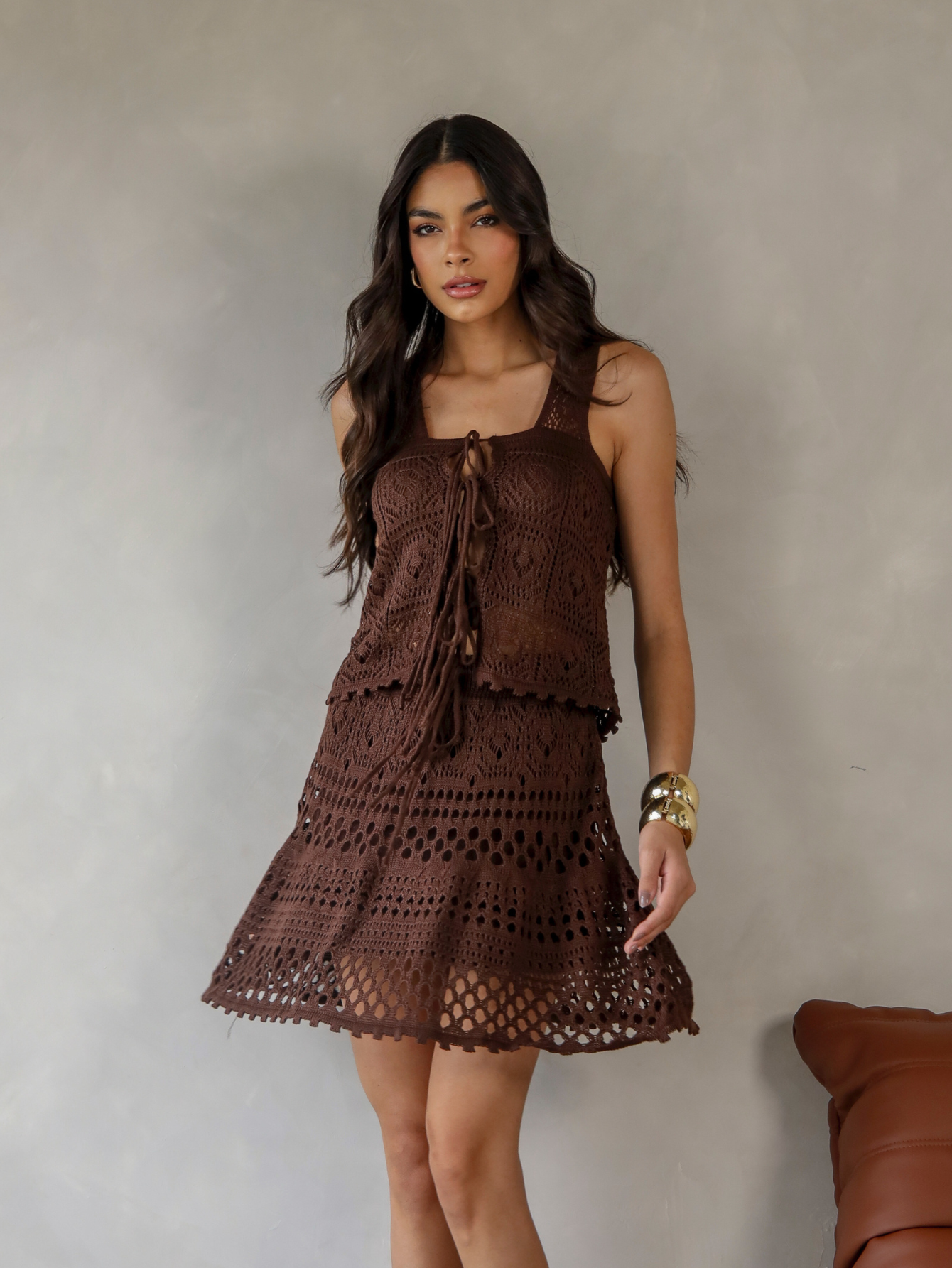 Conjunto Feminino de Tricot Amora