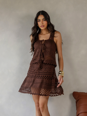 Conjunto Feminino de Tricot Amora