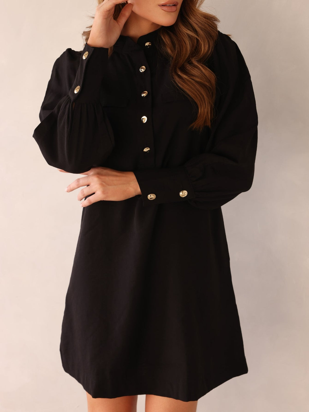 Vestido alfaiataria Manga longa Cinara