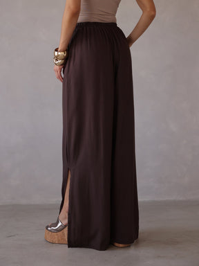 Calça Alfaiataria Reta com Fenda Lateral – Natalie