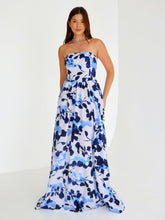 Vestido tomara que caia Longo estampado Lari