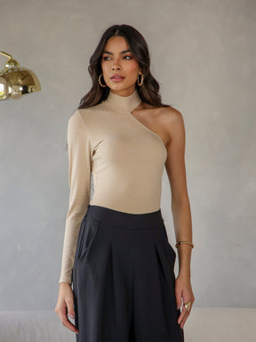 Body Canelado Manga Unica Lelê