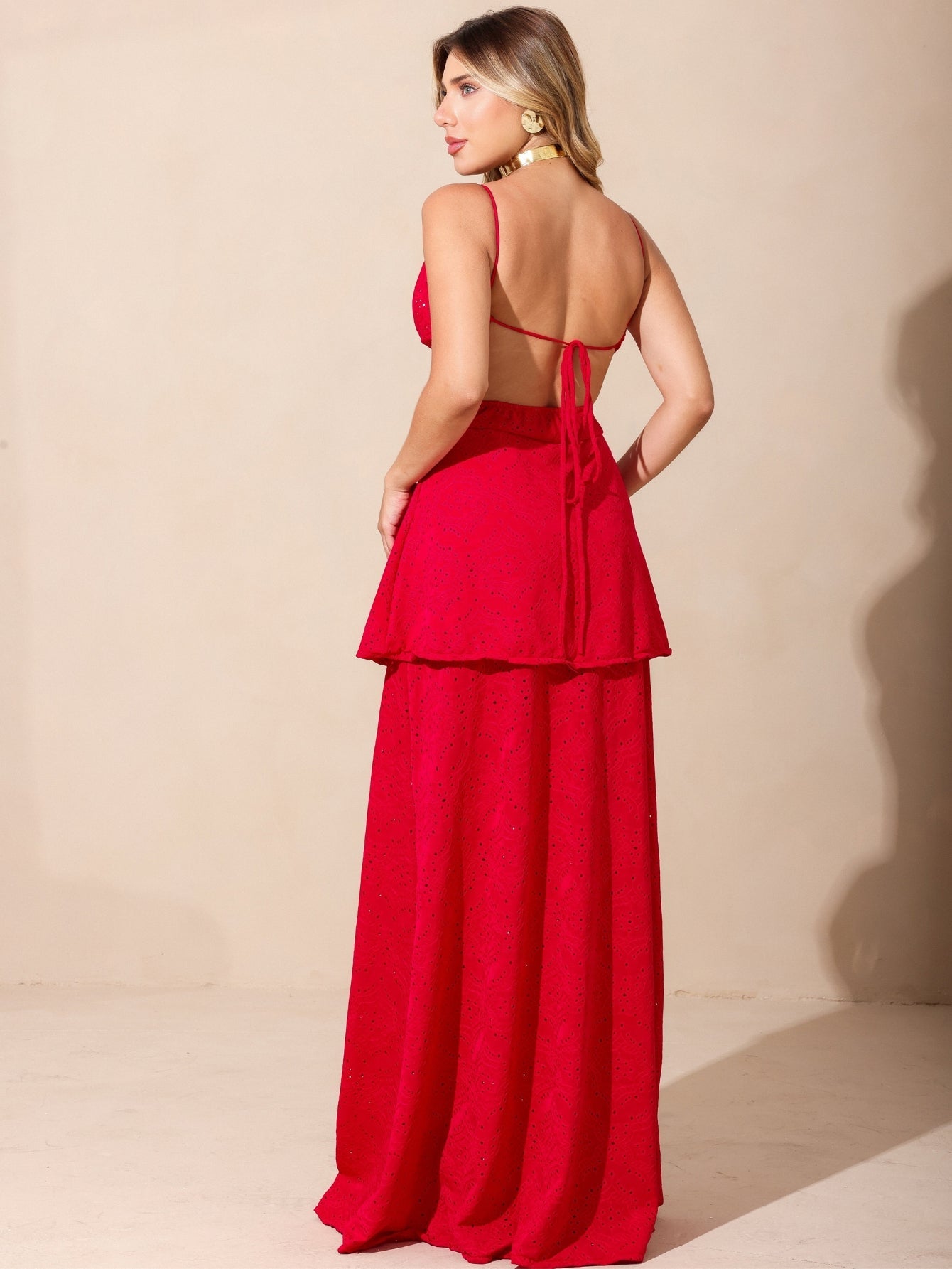 Vestido Longo Feminino Mônaco em Malha Laise