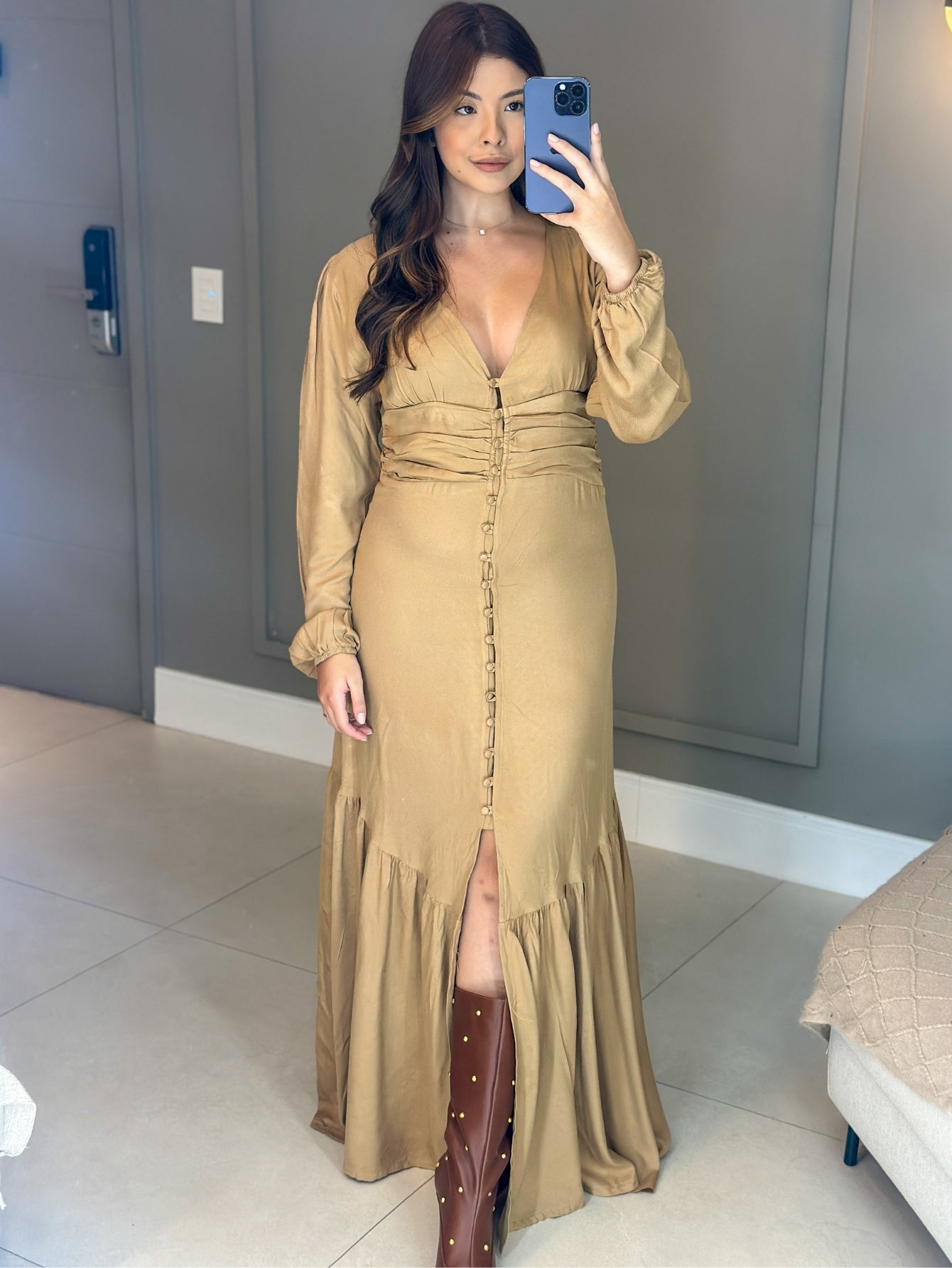 Vestido Adriana Longo Acinturado