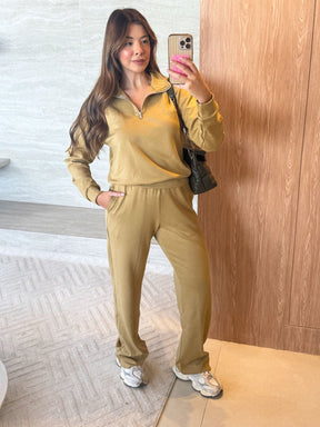 Conjunto em Moletom Premium de Viscose Feminino Dalila