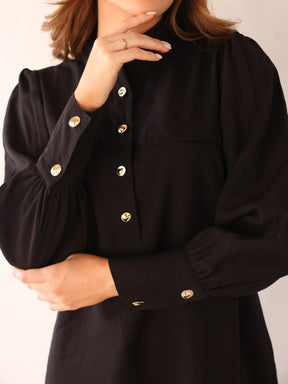 Vestido alfaiataria Manga longa Cinara