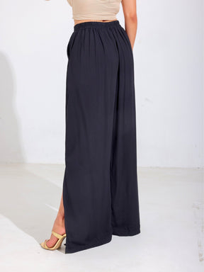 Calça Alfaiataria Reta com Fenda Lateral – Natalie