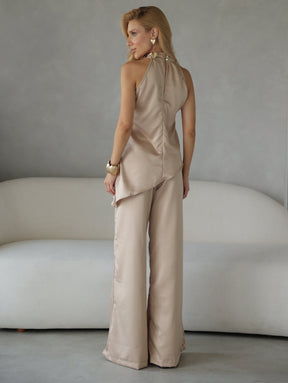 Conjunto Cetim Pantalona e Regata Festa Atena