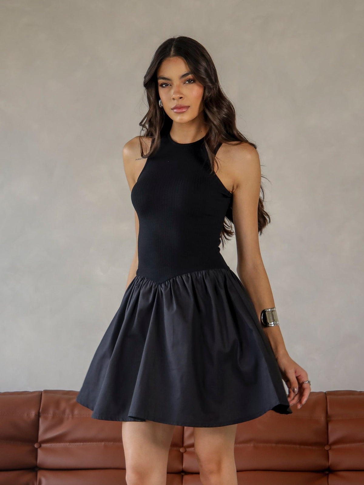 Vestido Eloa  Curto Evasê
