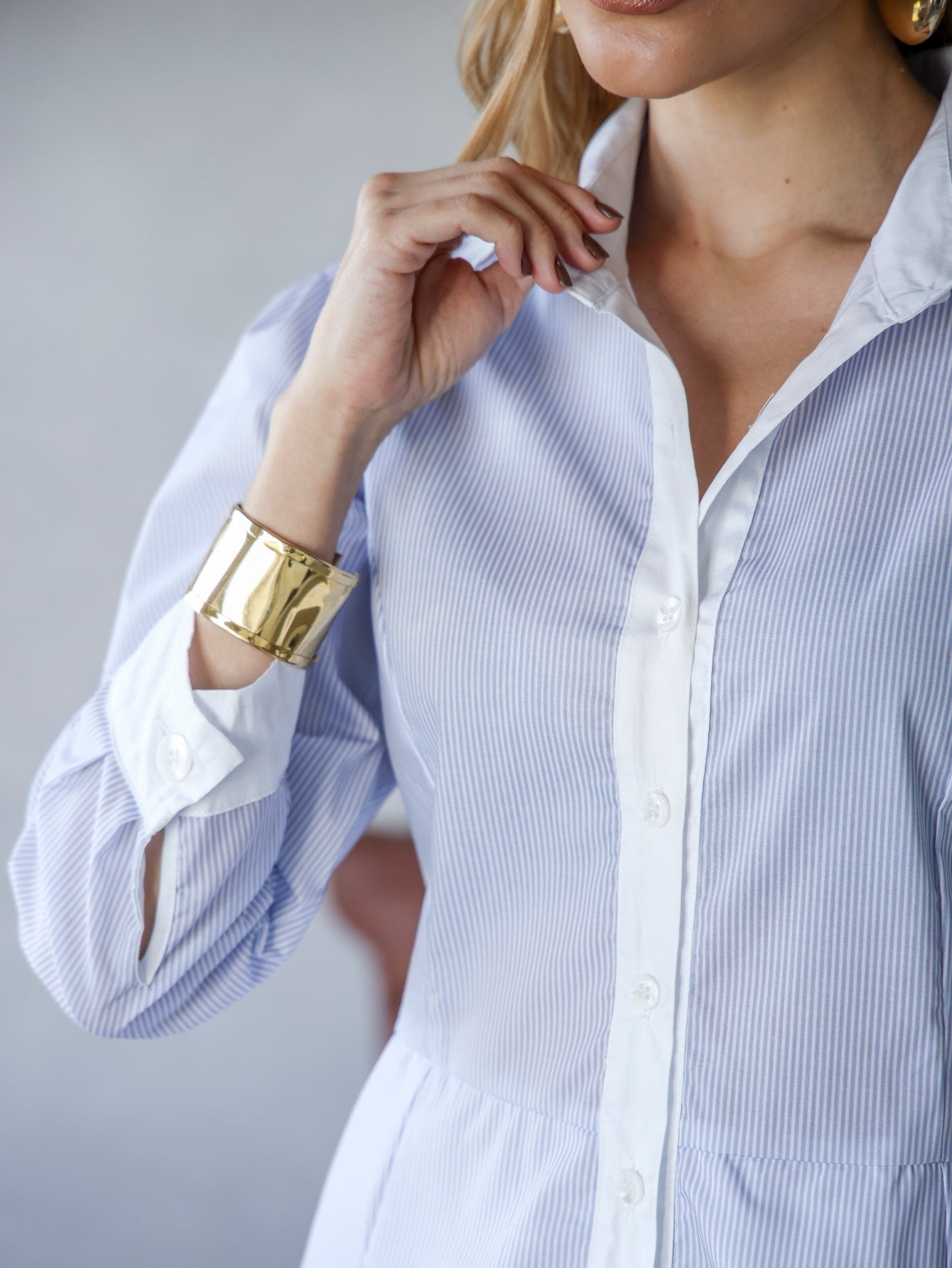 Vestido Chemise Feminino em Tricoline Franciele