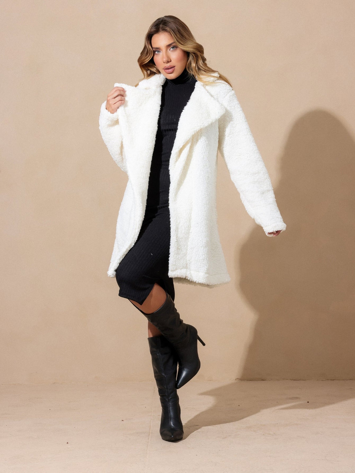 Sobretudo longo Teddy Pelo sintetico Alaska