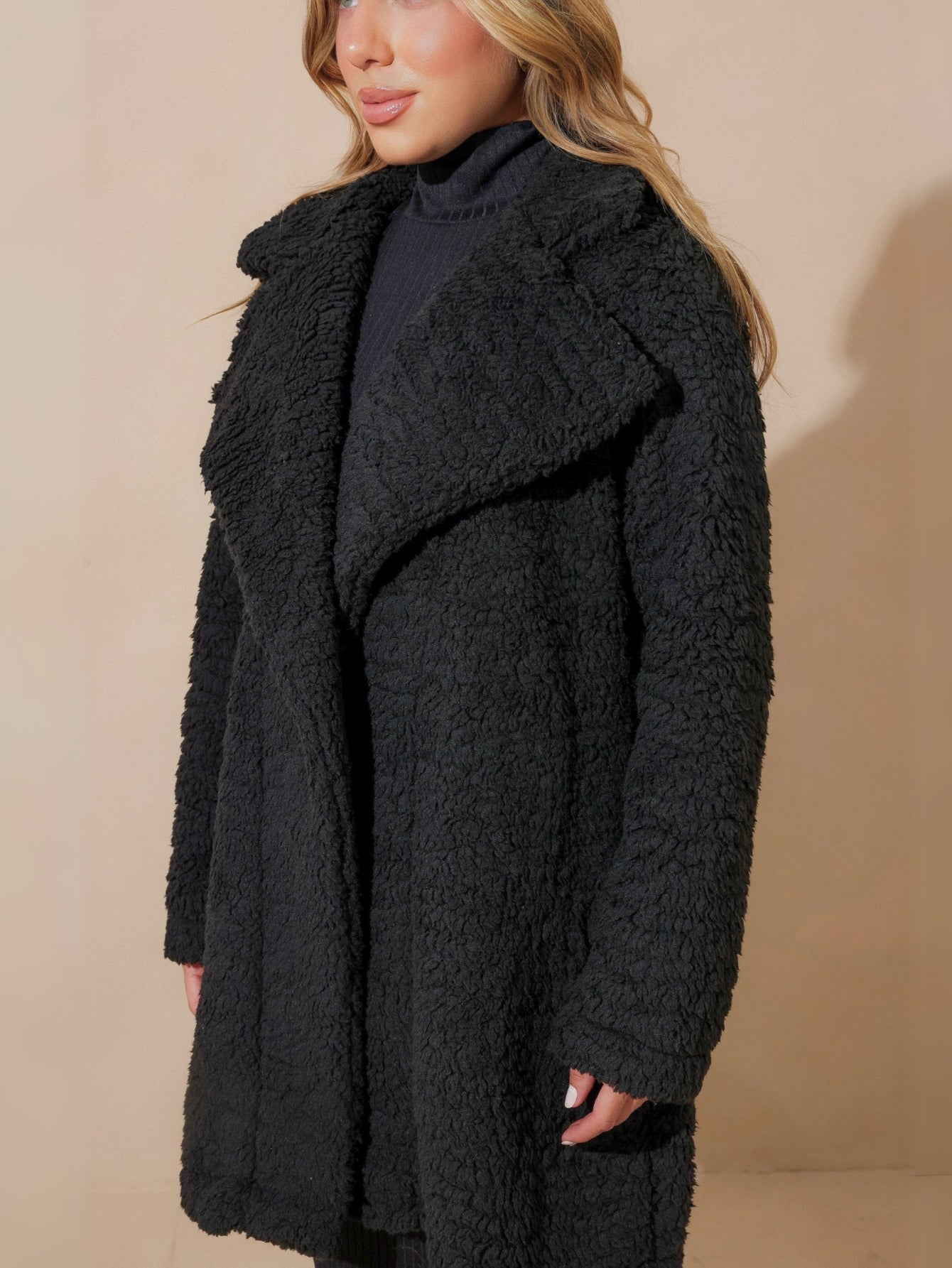 Sobretudo longo Teddy Pelo sintetico Alaska