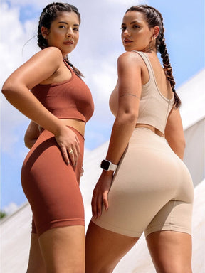 Short Seamless Canelado Essential