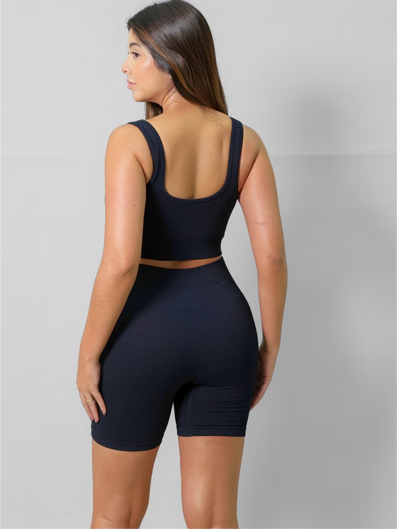 Short Seamless Canelado Essential