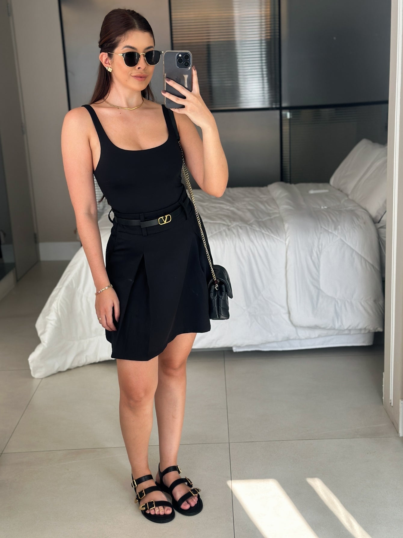 Body Classico em Decote Quadrado e Alças Retas Juliana