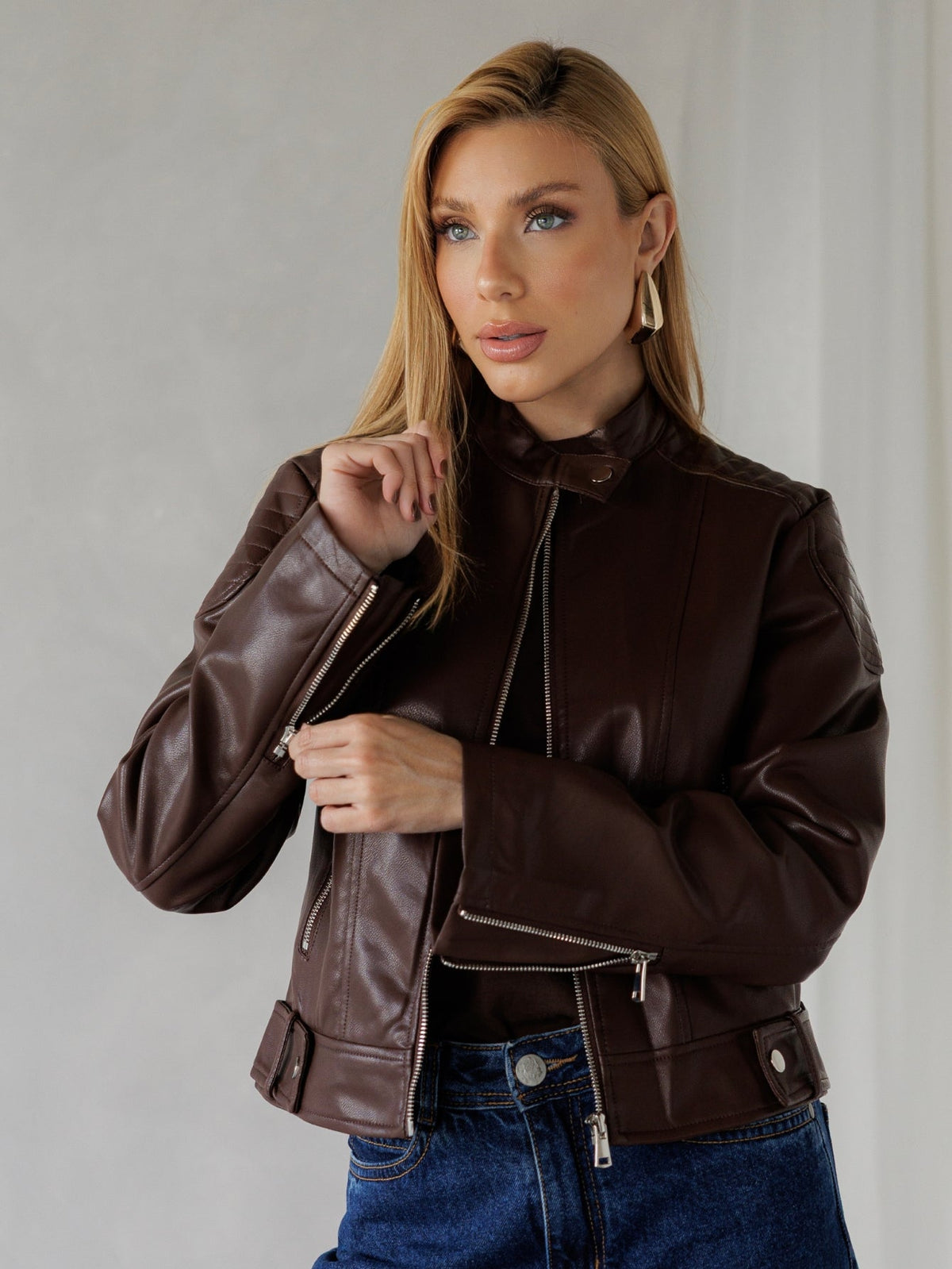 Jaqueta Couro Agata