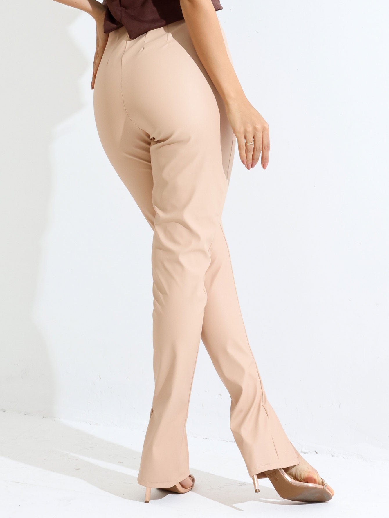 Calça Couro Skinny Montaria Soho