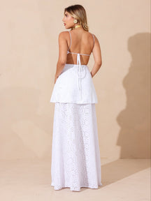 Vestido Longo Feminino Mônaco em Malha Laise