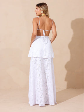 Vestido Longo Feminino Mônaco em Malha Laise