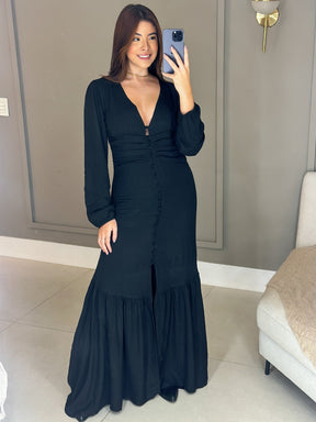 Vestido Adriana Longo Acinturado