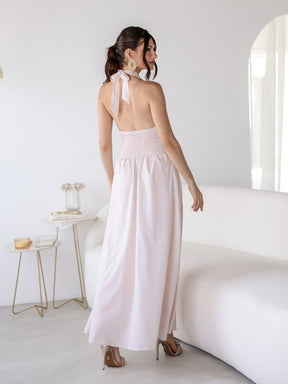 Vestido longo Frente Unica Lastex Vitória