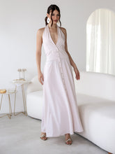 Vestido longo Frente Unica Lastex Vitória